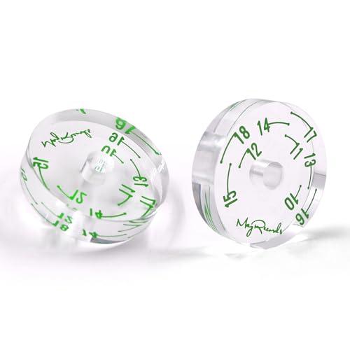 レコードアダプター 7インチ EP用 レコードプレーヤー アクセサリ 45回転 アダプター ビッグホールレコード用 透明アクリル素材 距離校正 |  | 02