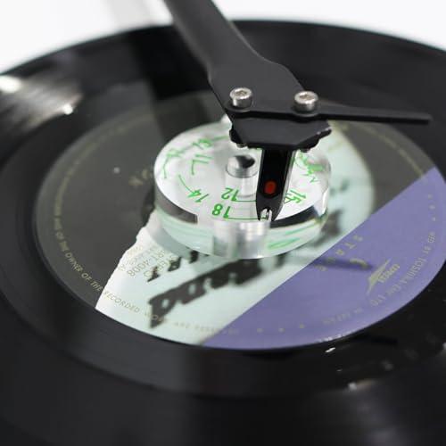 レコードアダプター 7インチ EP用 レコードプレーヤー アクセサリ 45回転 アダプター ビッグホールレコード用 透明アクリル素材 距離校正 |  | 07