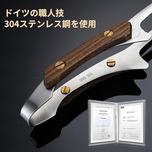 aninako キャンプ トング 焼肉トング BBQ トング 304ステンレス 自立式 バーベキュートング 調理器具用品 火傷防止 トング 火は |  | 04