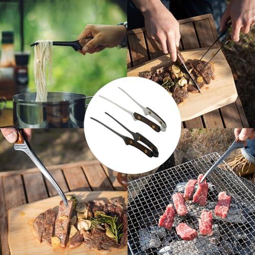 aninako キャンプ トング 焼肉トング BBQ トング 304ステンレス 自立式 バーベキュートング 調理器具用品 火傷防止 トング 火は |  | 05