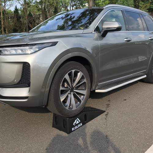 ROBLOCK カースロープ リフト タイヤスロープ耐荷重7T 油圧ジャッキの交換 オイル交換や車両整備のため 軽量 2個組 90.5cmx30 |  | 06