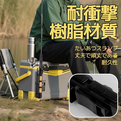 【互換品】 Pacify ロッド ホルダー スタンド 2個セット 釣り ロットホルダー タックルボックス互換 竿立て 収納 道具 クーラーボックス 竿 |  | 03