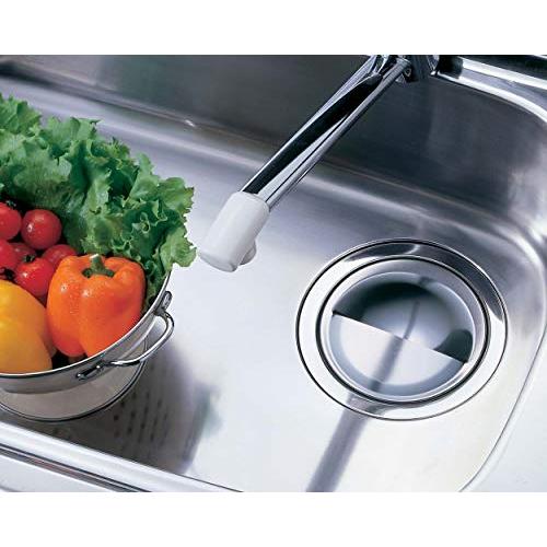 Belca 日本製 排水口 ふた 流し用ステンレス排水プレート 半円タイプ 直径14.5cm用 直径14.3×高さ2.8cm ステンレス SPー |  | 01