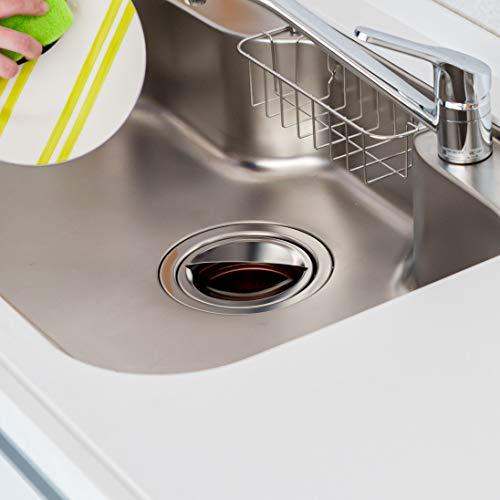 Belca 日本製 排水口 ふた 流し用ステンレス排水プレート 半円タイプ 直径14.5cm用 直径14.3×高さ2.8cm ステンレス SPー |  | 02