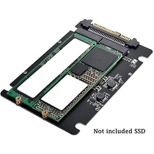 SATA M.2 SSD to SAS & NVMe NGFF U.2 SFF-8639 変換 アダプター 2 in