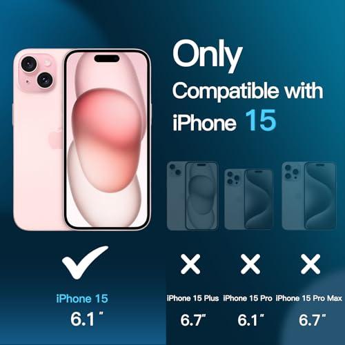 JEDirect iPhone 15用 液晶保護フィルム 6.1インチ カメラレンズフィルム付き ガイド枠付き 強化ガラスフィルム HDクリア |  | 02