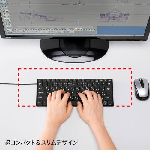 サンワサプライSanwa Supply 有線USBスリムキーボード パンタグラフ テンキー無し 85キー日本語109A配列 ブラック SKB-S |  | 02