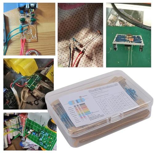 SSZYMAOYI 抵抗 セット 金属皮膜抵抗器 1/4W 10Ω?1MΩ 30種類 各20本入り 合計600本 金属フィルム抵抗器DIYプロジ |  | 05