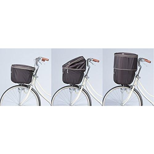 川住製作所 自転車 2段式前カゴカバー 大型・D型カゴ対応 KW-785BR こげ茶 |  | 02