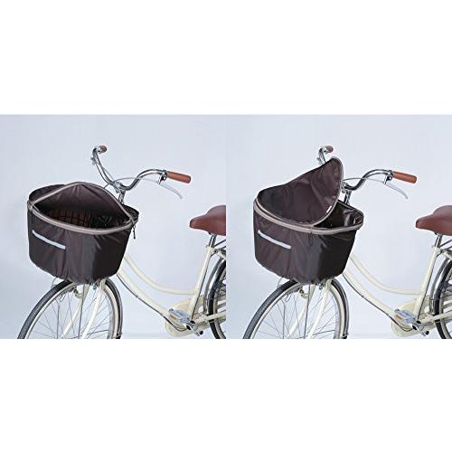 川住製作所 自転車 2段式前カゴカバー 大型・D型カゴ対応 KW-785BR こげ茶 |  | 03