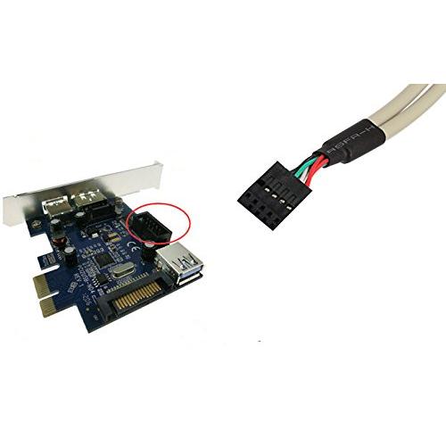 SinLoon 2点セットク コンピュータ ケーブル＆コネクタ 新しい 2ポート USB 2.0 PC マザーボード 背面 パネル 拡張 ブラケ |  | 02