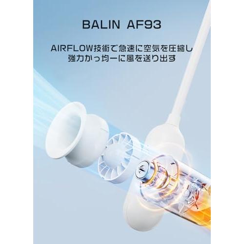 首掛け扇風機 ネックファン業界最強7m/s風速｜超軽量｜屋外対応型 高速ドローンモーター搭載 360°角度調整 左右独立送風 Type-C急速充 |  | 02