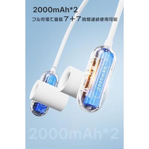 首掛け扇風機 ネックファン業界最強7m/s風速｜超軽量｜屋外対応型 高速ドローンモーター搭載 360°角度調整 左右独立送風 Type-C急速充 |  | 05