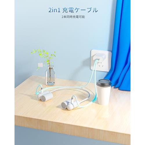 首掛け扇風機 ネックファン業界最強7m/s風速｜超軽量｜屋外対応型 高速ドローンモーター搭載 360°角度調整 左右独立送風 Type-C急速充 |  | 07