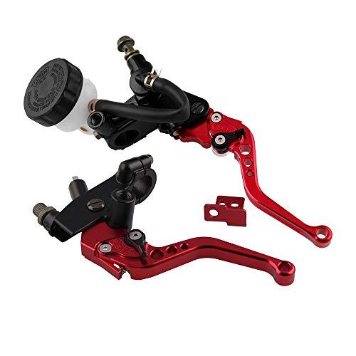 Sporacingrts 汎用 アジャスタブル ブレーキ クラッチ レバーセット 6段バイク マスターシリンダー ブレーキφ22mm7/8インチ |  | 02