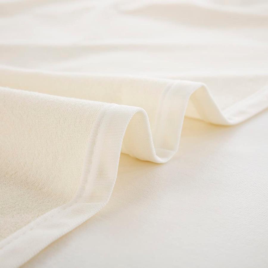 防水シーツ シングル 介護 敷きシーツ おねしょ マットレスカバー フラットタイプ 洗える 防ダニ 綿のタオル地 4隅ゴム付き アイボリー |  | 06