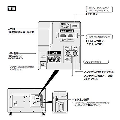 （美品　一人暮らし）シャープ 32V型 外付けHDD対応 2T-C32AC2 Amazon | シャープ 32V型 液晶テレビ AQUOS 2T-C32AC1