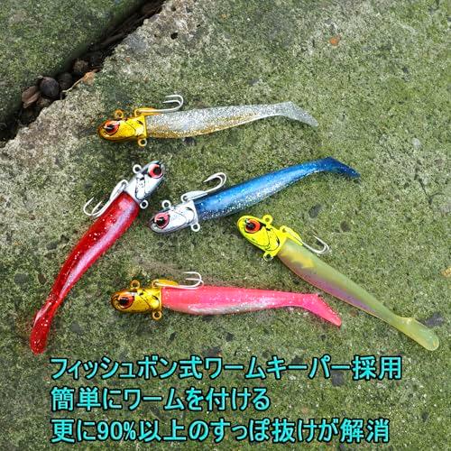 KOKOルアーシーバス ルアー ジグヘッド 10g 16g 5個セットローリングタイプジグヘッド シーバス 青物 ソルト対応 |  | 02