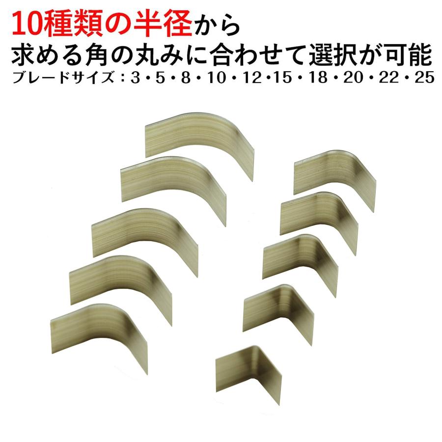 エンドポンチ ポンチ カッター レザークラフト 手仕事用 端落とし 角落とし エンドポンチ 10サイズセット（上等） |  | 01