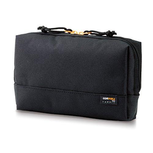 エレコム ガジェットポーチ ガジェット ポーチ 大容量 CORDURA1000 撥水 高耐久 6つの仕切りポケット付き ブラック BMA-CDG | 