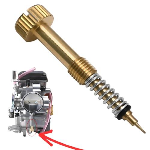 簡単燃調 ケイヒン CVキャブレーター アイドリング エア ミクスチャー パイロット アジャストスクリュー アイドリング ハーレーダビッドソン純 |  | 01