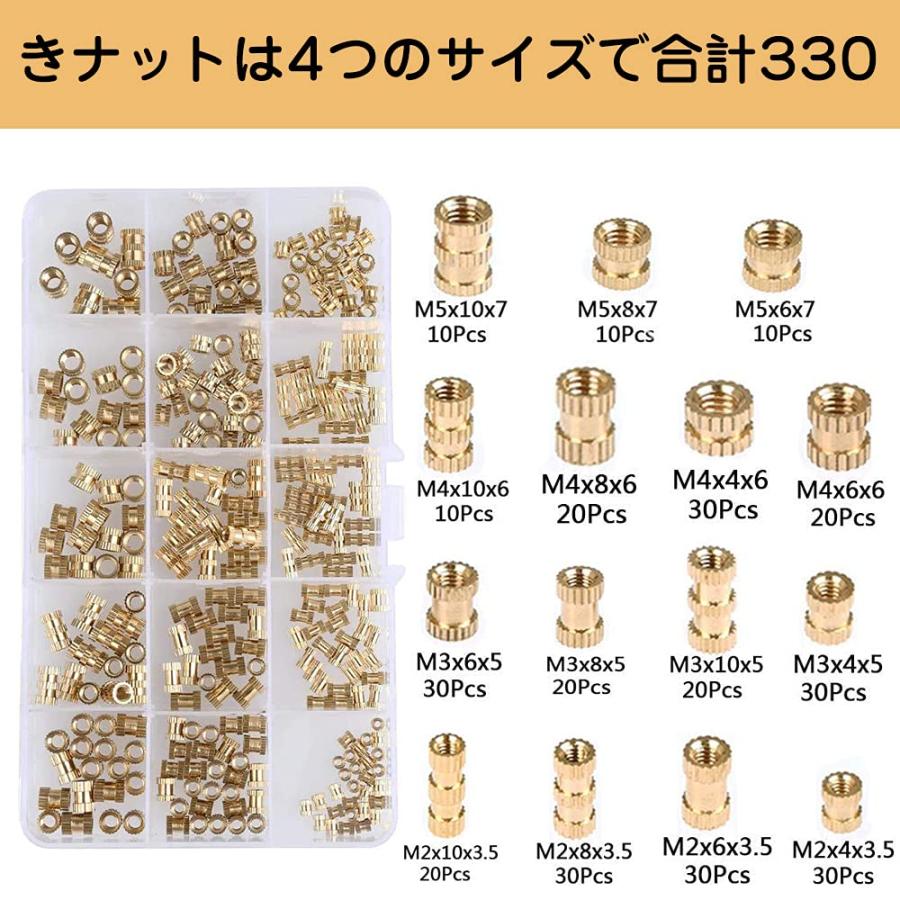 真鍮製ナット 2部100個　3部100個　セット 真鍮製ナット 2部100個 3部100個 セット