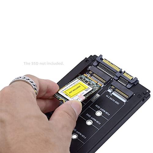 XiwaiデュアルNGFFB+MキーM.2SSDカードJOBDRaid0スパンブリッジから2.5インチSATAコンボHDDディスクドライブエンク |  | 01