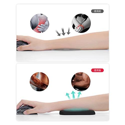 VAYDEER リストレスト アームレスト 肘置き エルボーレスト 低反発 手置き クッション 人間工学デザイン オフィス/ゲーム/PC/ノート |  | 03