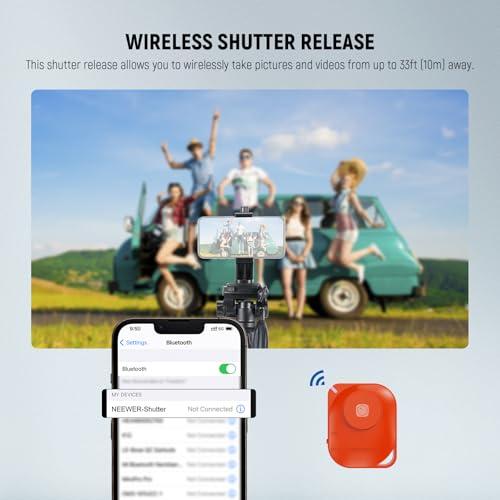 NEEWER Basic 189cm ビデオ三脚一脚 コンパクト 耐荷重 アルミ製 3ウェイパンチルトヘッド&リモート/水平中心軸付き 俯瞰撮影 |  | 05