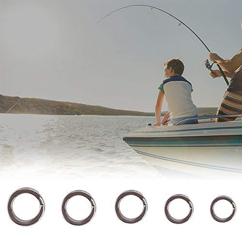 YFFSFDC スプリットリング 200個セット 直径5mm/6mm/7mm/8mm/9mm ソリッドリング 5サイズ 収納ケース付 平打ち リ |  | 06