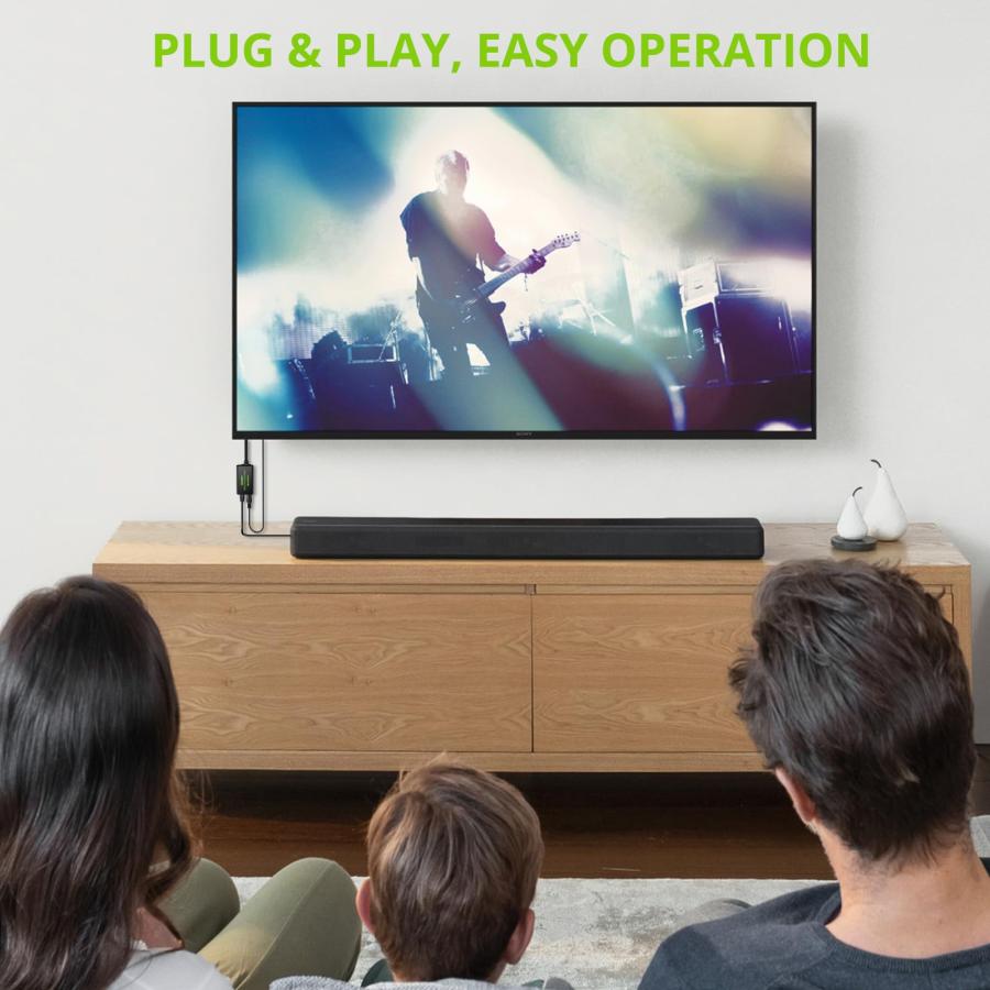 LiNKFOR アナログ to デジタル 音声変換器 RCA to 光デジタル 変換 48KHz対応 L/Rケーブル内蔵 光ケーブル付属 L/R |  | 04