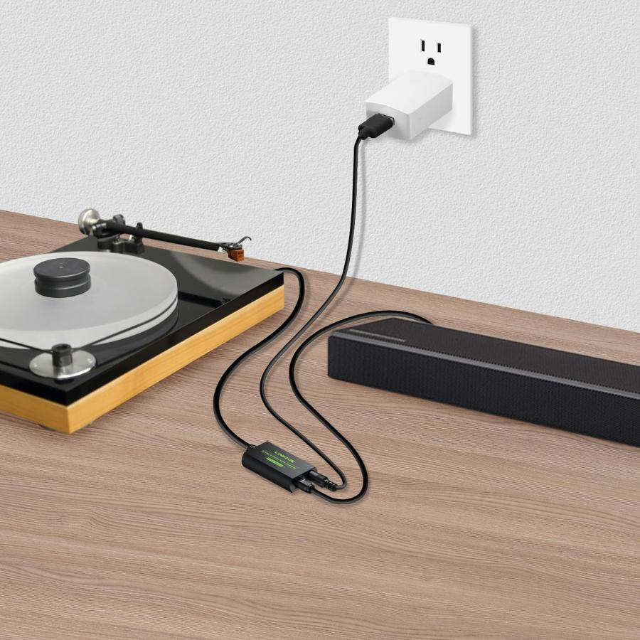 LiNKFOR アナログ to デジタル 音声変換器 RCA to 光デジタル 変換 48KHz対応 L/Rケーブル内蔵 光ケーブル付属 L/R |  | 05