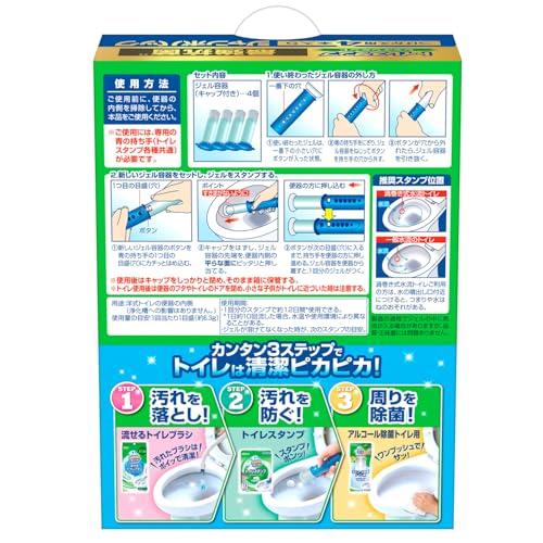 スクラビングバブル トイレ掃除 トイレスタンプ 最強抗菌 シャインミント 付け替え 詰め替え 4本入り 掃除 付け替え用 |  | 01