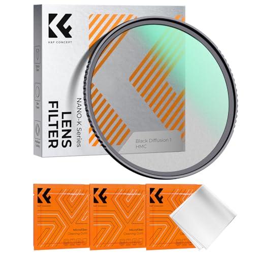 K&F CONCEPT 67mm ブラックミスト1フィルター ソフト効果 コントラスト調整用 ソフト描写用フィルター 多層ナノコーティング 航空 | 