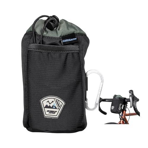 GORIXゴリックス自転車ハンドルバッグ どこでもバッグ カラビナ付き 防水  ステムバッグ フロントバッグ サドルバッグ フレームバッグ 多目 | 