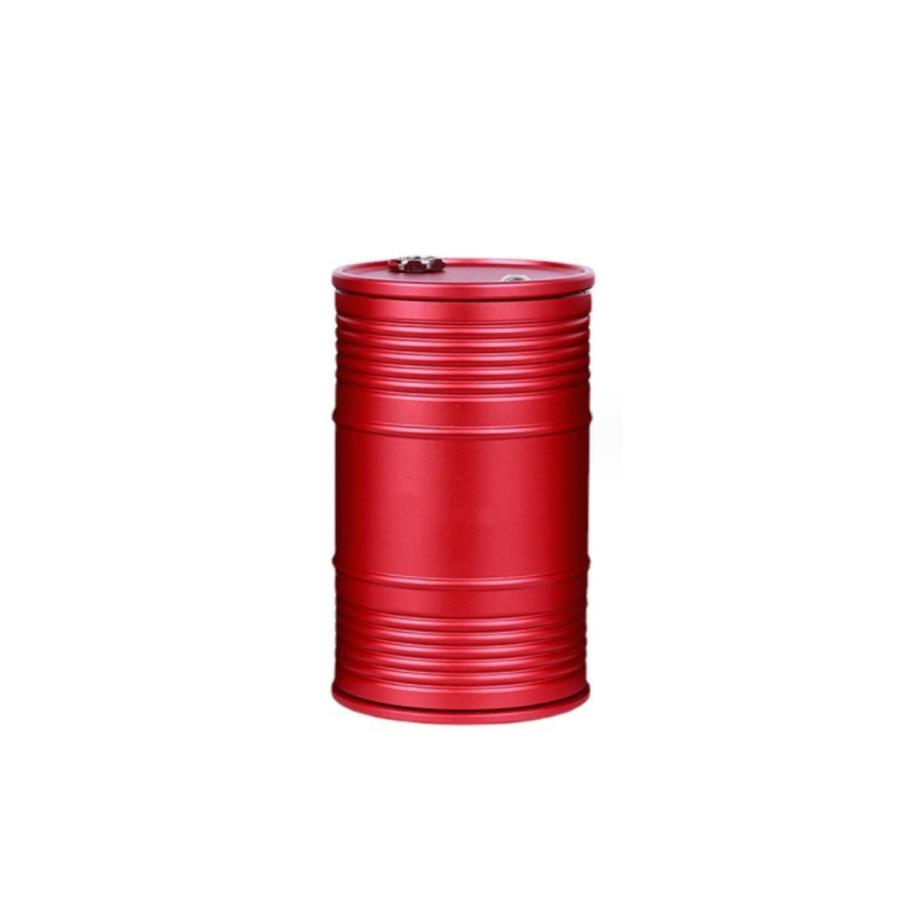 YFFSFDC 車用 灰皿 ドラム缶 携帯灰皿 蓋付き 大容量 スタンド灰皿 丸洗い可能 灰捨て簡単 車内用品 自動車用灰皿 レッド | 