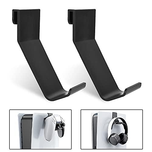L'QECTED PS5/PS5 Slim用コントローラースタンド プレステ5 ヘッドホンハンガーホルダー 収納 PlayStation5 用 | 