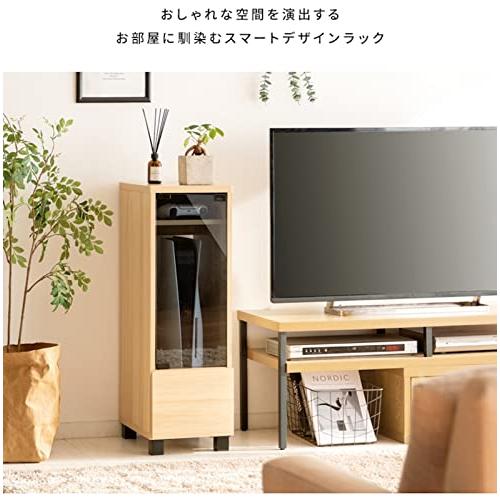宮武製作所 ゲームラック REGABOレガボ PS5対応 幅26×奥行き36.5×高さ82ｃｍ ガラス扉付 引き出し付 ゲーム機やソフトをまとめ |  | 08
