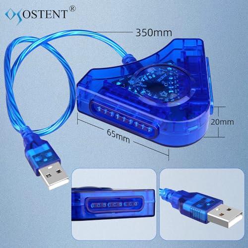 OSTENT コンバーターケーブル PS1 PS2 to PC ラップトップ USB コントローラー アダプターコンバーター PS2 PS2 コ |  | 01