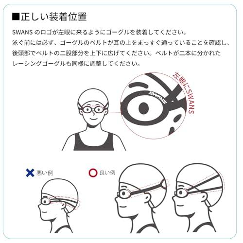 スワンズ 日本製 スイミングゴーグル SW-38AB BK ブラック フィットネス ジム くもり止め UVカット |  | 05