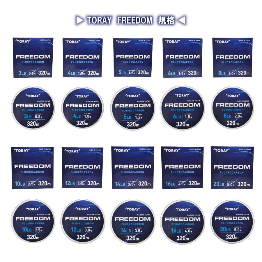 東レTORAY フリーダム 320m 3lb |  | 04