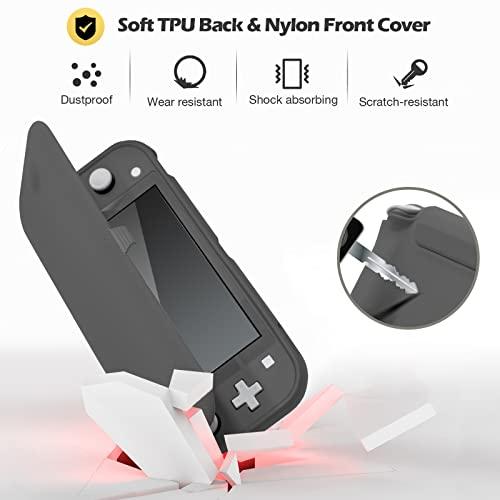 ProCase スイッチライト フリップケース ガラス２枚付き スリム クリアソフトTPU カバー 耐衝撃 保護カバー 対応機種： スイッチライ |  | 04