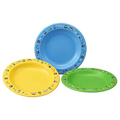 OSK 子供食器 中皿 きかんしゃトーマス 3枚セット 直径約18.3cm/電子レンジOK 日本製 食洗機対応 PT-22 | 