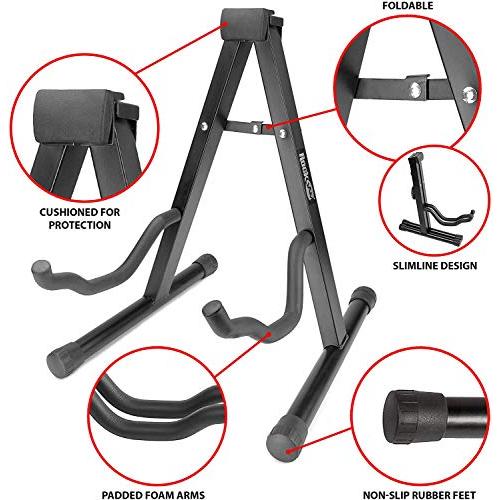 アコースティック、クラシック、エレクトリックギター用RockJam折りたたみスタンド RJGS01 |  | 01