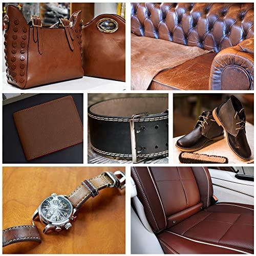 Dennty レザークラフト 革細工 キット 革細工 工具 41点 裁縫セット 革用針と糸 レザートリミングホイール 千枚通し 穴あけ レザーツ |  | 06