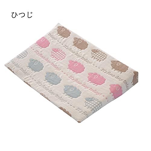 サンデシカ スリーピングピロー吐き戻し防止ベビー枕 ふわふわ6重ガーゼ カラフルアニマル 3134-9999-52 |  | 08