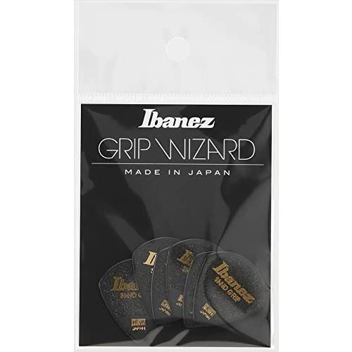 Ibanez 滑り止め素材を使用したピック Grip Wizard Series Sand Grip Pick HEAVY 6枚パック ブラック |  | 03
