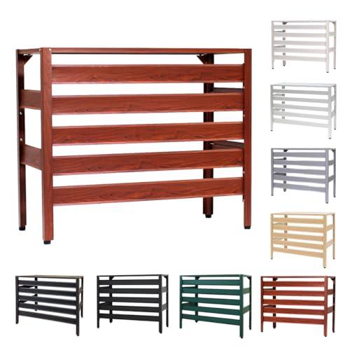 アルマックスAlmax アルミ製 室外機カバーブラウン 実用新案登録商品 エアコンカバー ルーバータイプ アルマックス社製 KB-90B | 