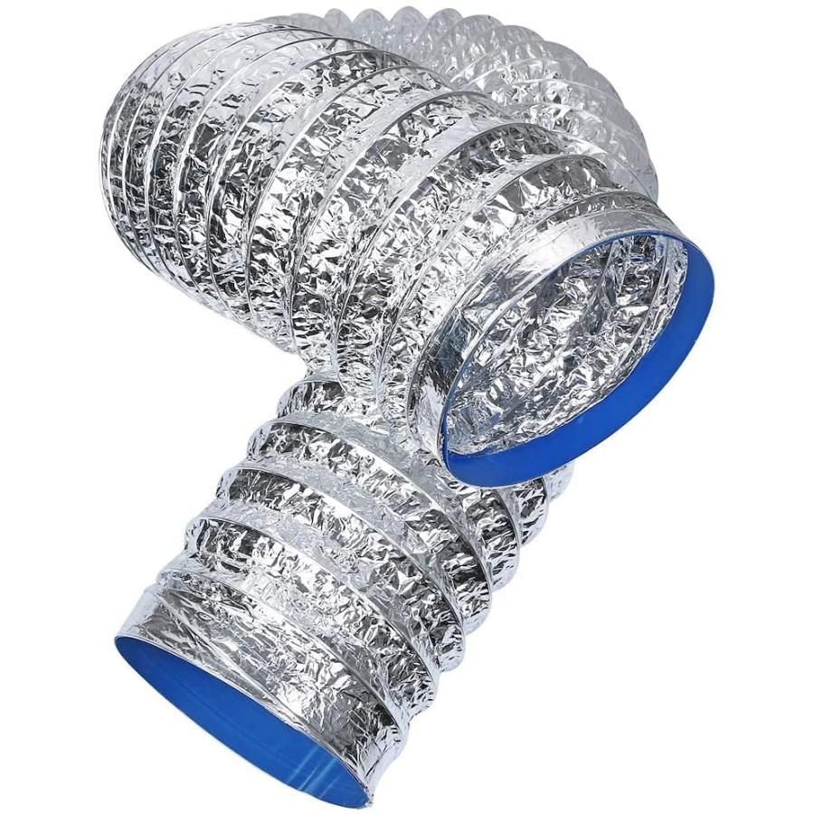 TKY フレキシブルダクト フレキシブルホース ダクトホース ダクト ホース パイプ 換気 アルミホース エアダクト 吸気 DIY 150mm | 