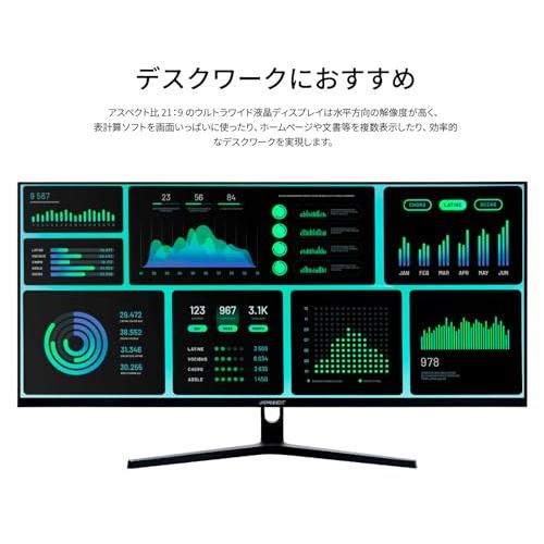 JAPANNEXT 34インチ モニター UWQHD 3440x1440解像度 IPS ディスプレイ HDMI/DisplayPort/スピーカ |  | 03